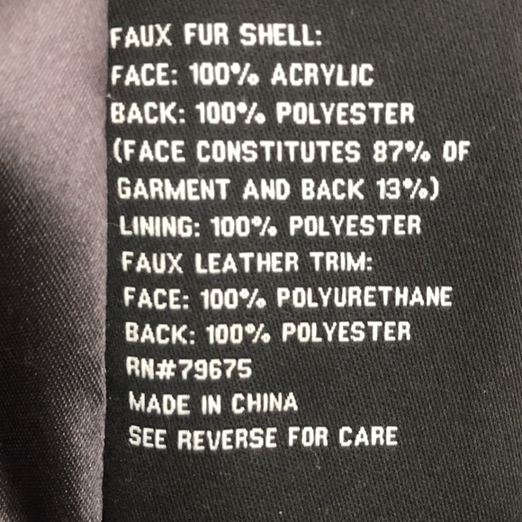 Micheal Kors Large Black Fur Jacket - Picture 7 of 7